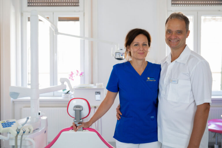 Alapító fogorvosok Dr. Pattogató Rita és Dr. Némethy Miklós